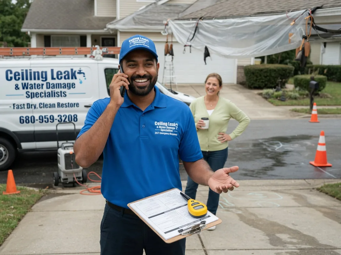 Ceiling Leak Cleanup Henrietta, TX FAQs